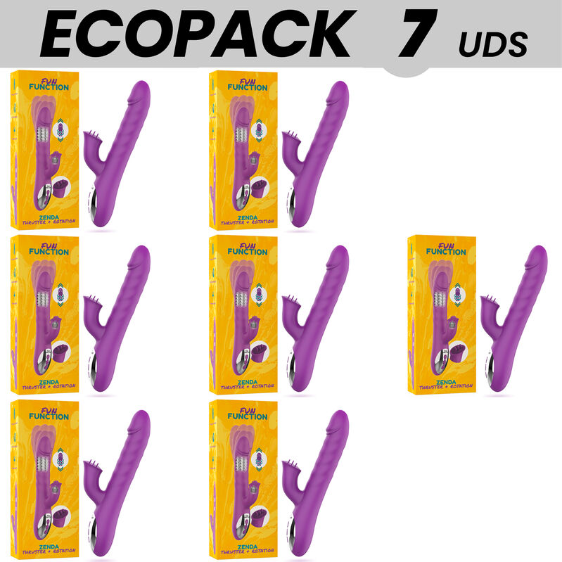 ECOPACK 7 UNIDADES - FUNO DIVERTIDA PROPULSOR E ROTAO ZENDA
