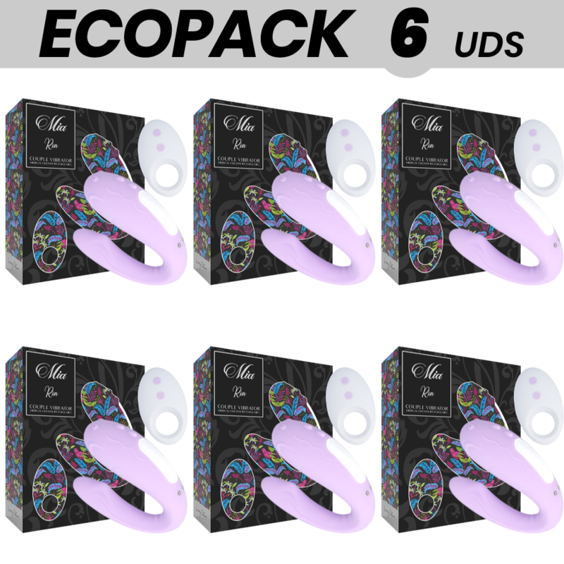 ECOPACK 6 UNIDADES - MIA RIN CONTROLE REMOTO PARA CASAIS