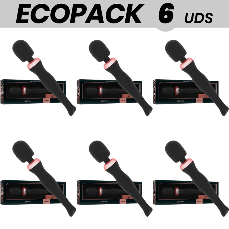 ECOPACK 7 UNIDADES - RITHUAL PODEROSA VARINHA AKASHA RECARREGVEL 2.0 PRETA 5 + 1 GRTIS