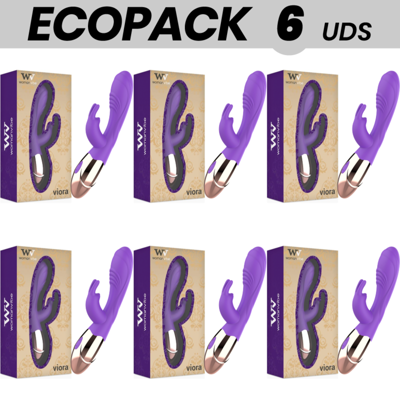 ECOPACK 6 UNIDADES - WOMANVIBE VIORA SILICONE RECARREGVEL VIBRADOR