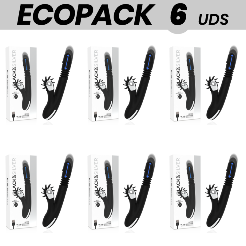 ECOPACK 6 UNIDADES - BLACKSILVER BUNNY REED UP  DOWN VIBE